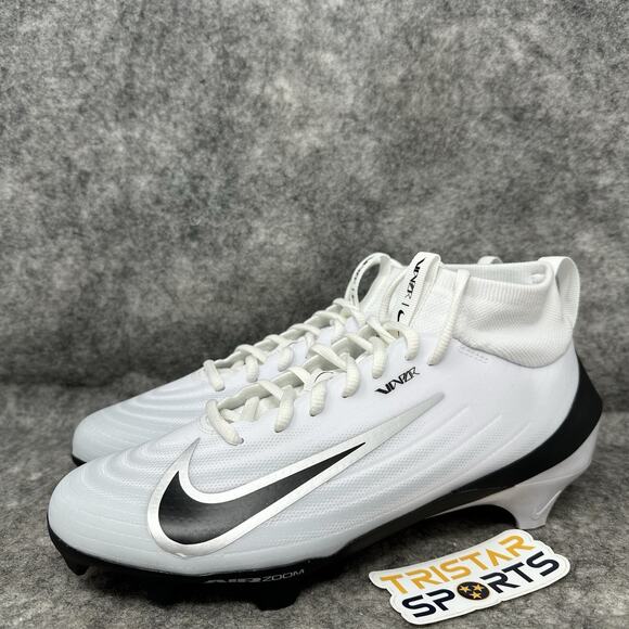 Nike Vapor Pro 1 TB Football Cleats Mens Size 12.5 White Black IB2495-105